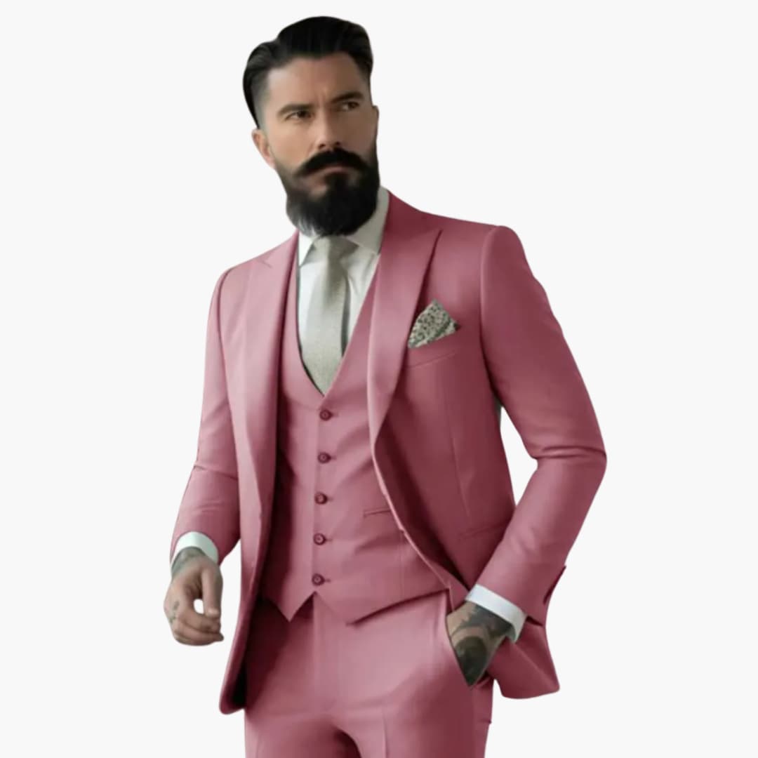 Zweireiher-Anzug für Herren - Klassisches Design mit Stil