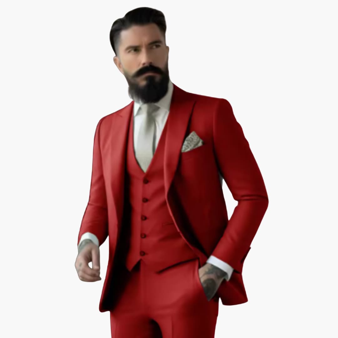 Zweireiher-Anzug für Herren - Klassisches Design mit Stil
