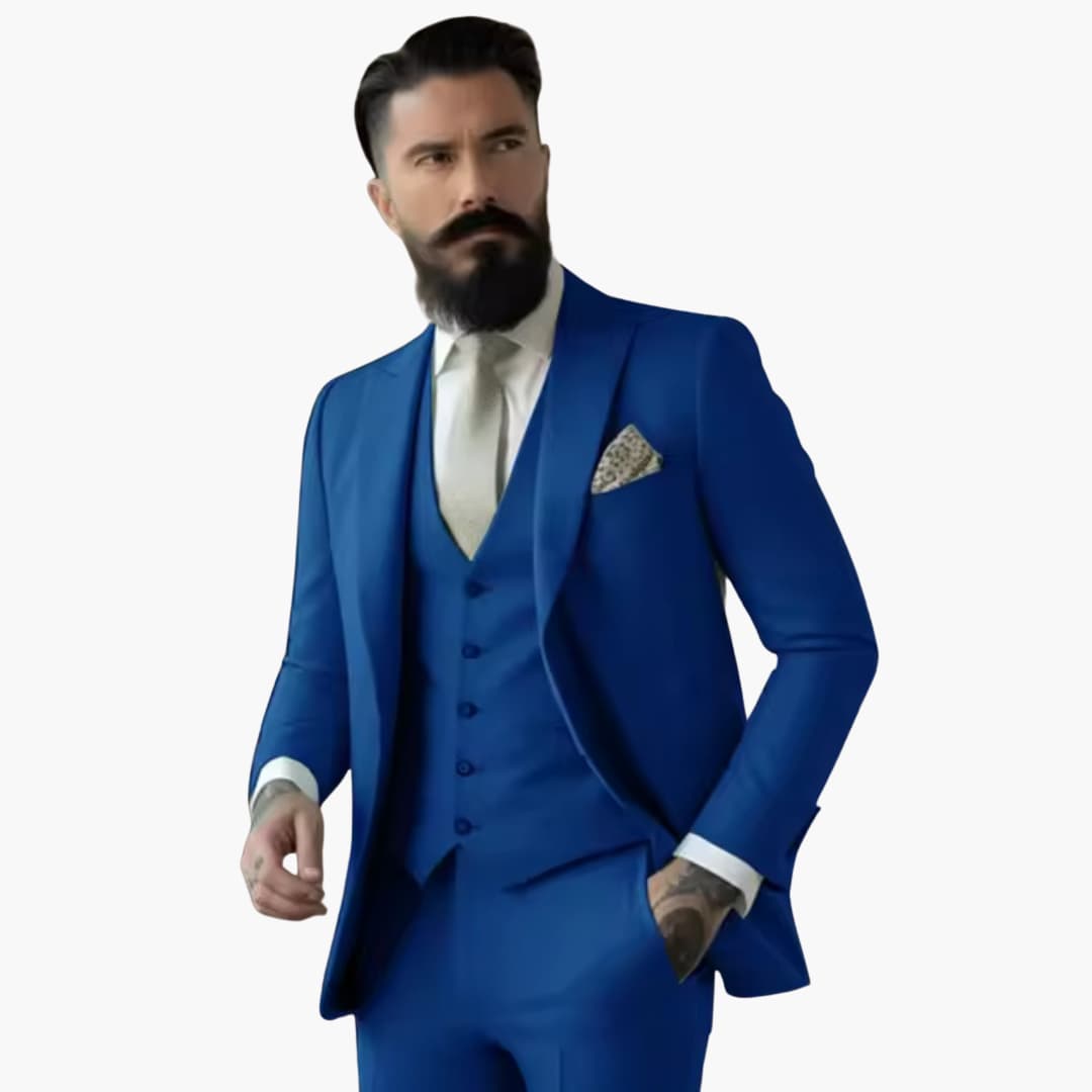 Zweireiher-Anzug für Herren - Klassisches Design mit Stil