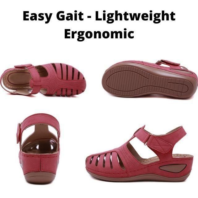MiraWalk™ – Leichte orthopädische Ledersandalen für ganztägigen Komfort