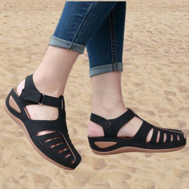 MiraWalk™ – Leichte orthopädische Ledersandalen für ganztägigen Komfort