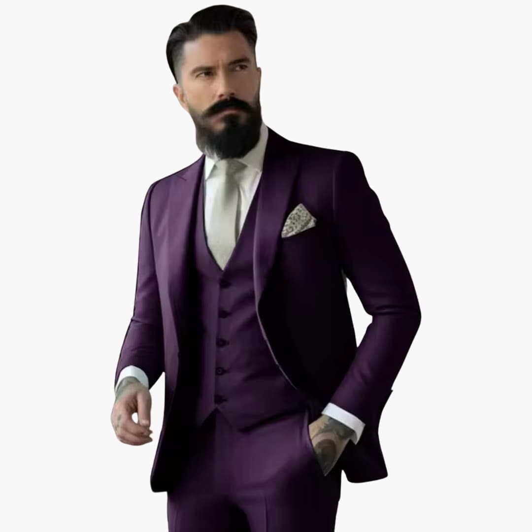 Zweireiher-Anzug für Herren - Klassisches Design mit Stil