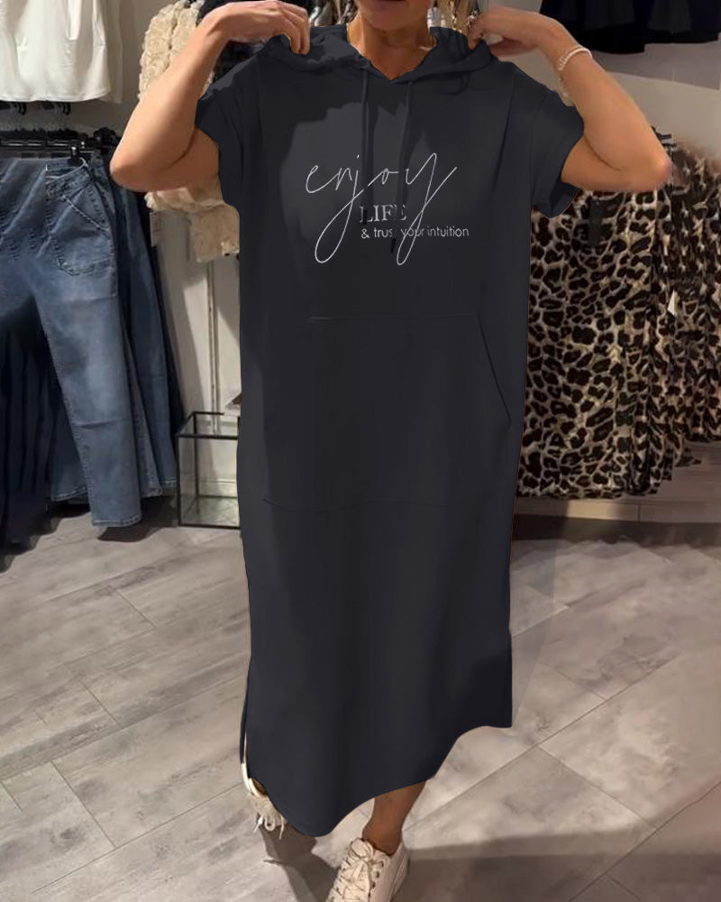 Saskia™ | Casual Hoodie-Kleid