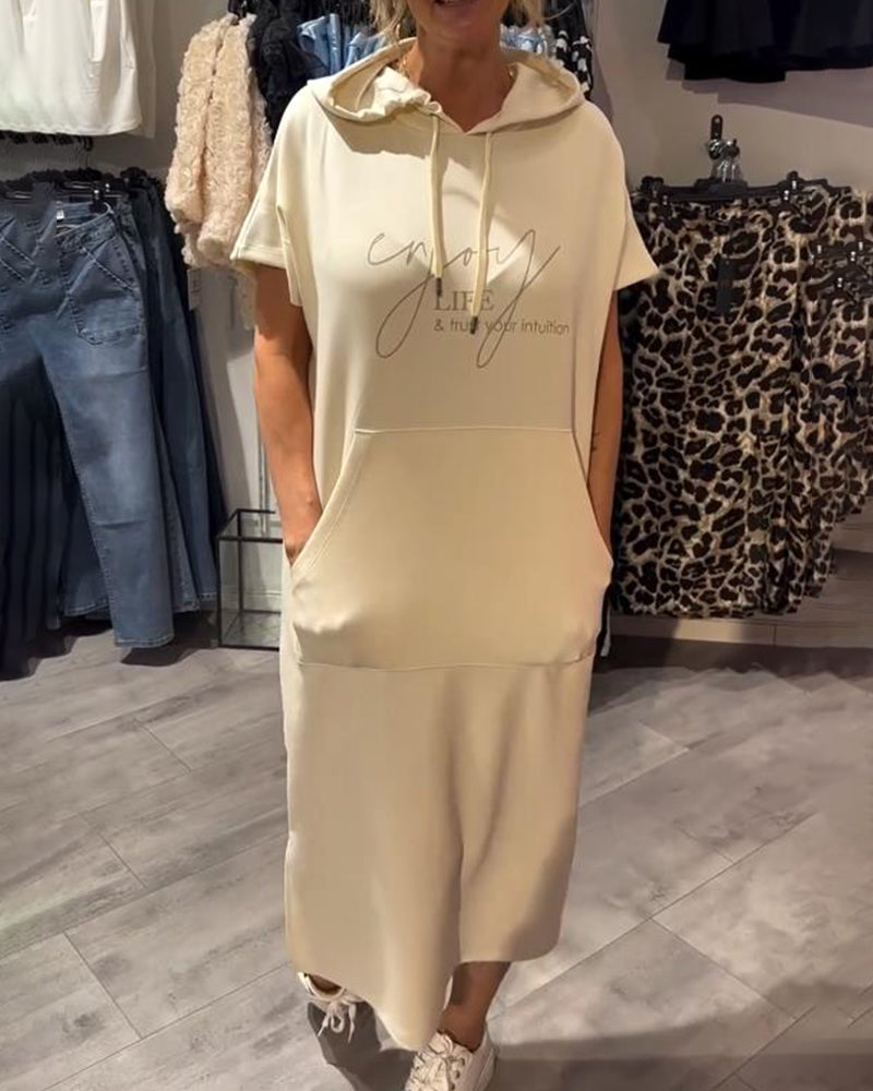 Saskia™ | Casual Hoodie-Kleid