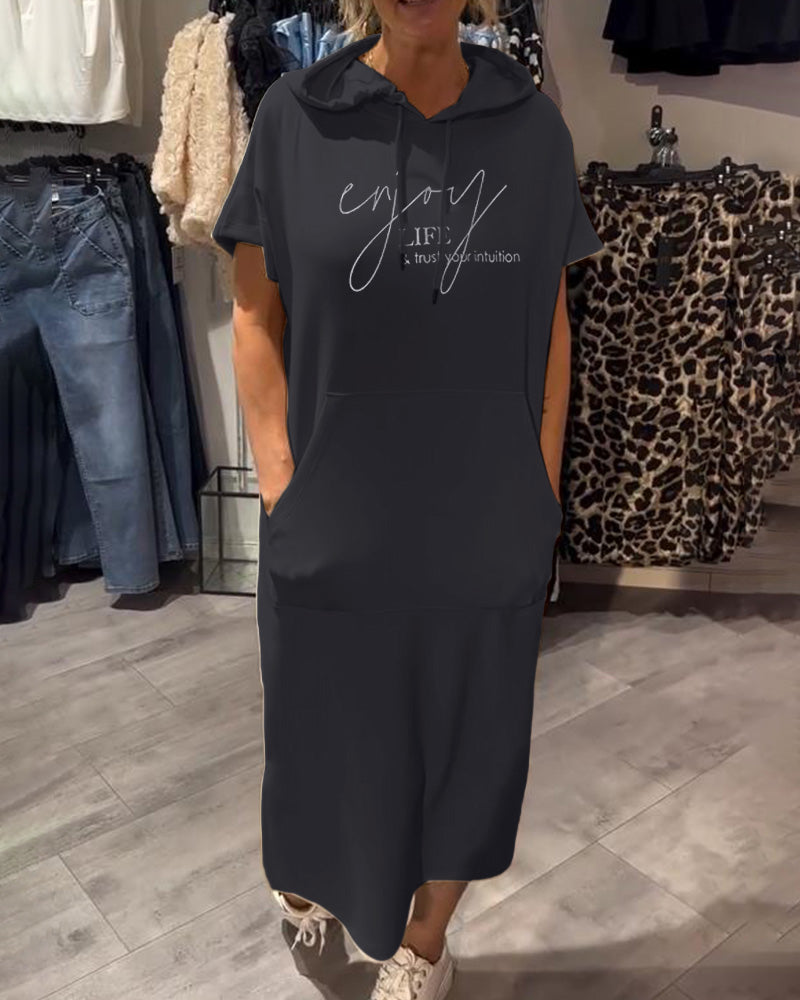 Saskia™ | Casual Hoodie-Kleid