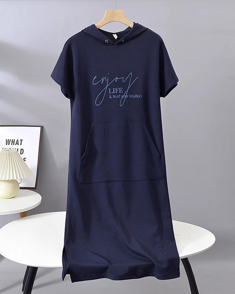 Saskia™ | Casual Hoodie-Kleid