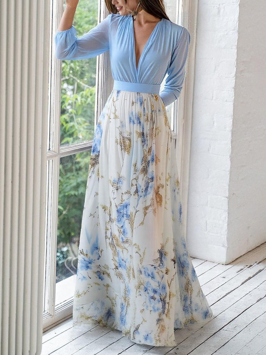 Elena™ – Floreal Eleganza™ Maxikleid