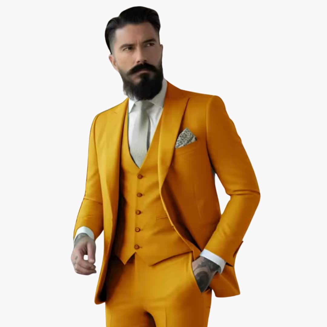 Zweireiher-Anzug für Herren - Klassisches Design mit Stil