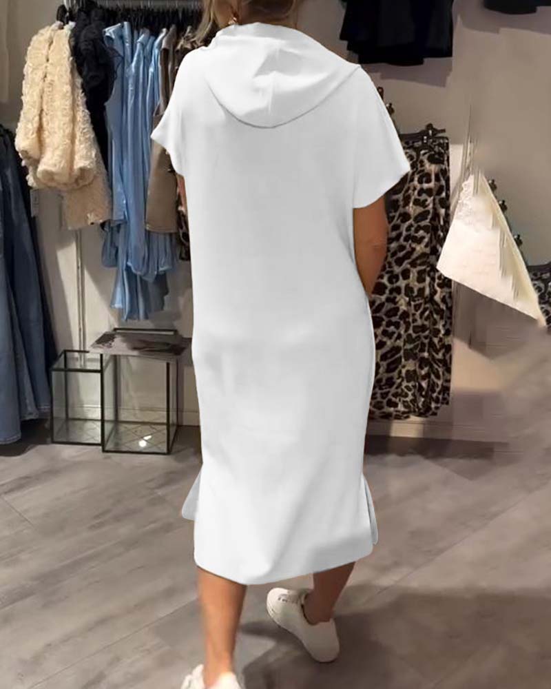 Saskia™ | Casual Hoodie-Kleid