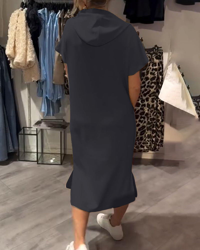 Saskia™ | Casual Hoodie-Kleid