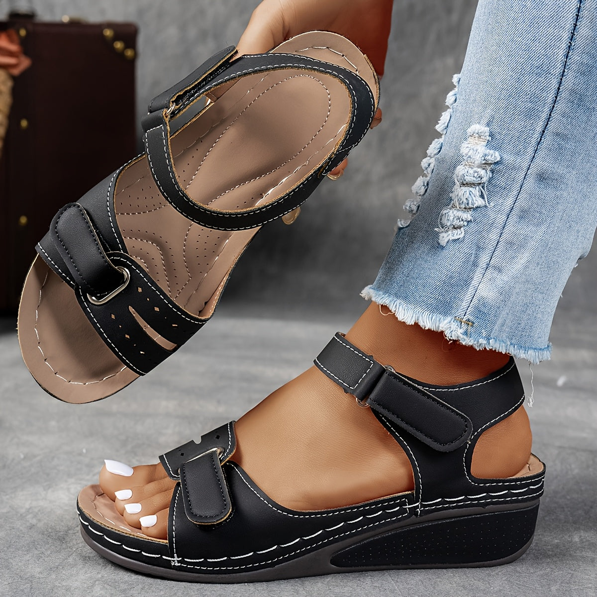 Venus™ – OrthoStyle Sandalen mit Absatz und Stabilität