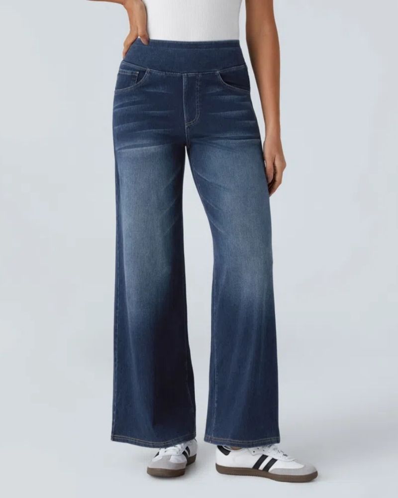 Nova | Hohe Taille Weite Jeans
