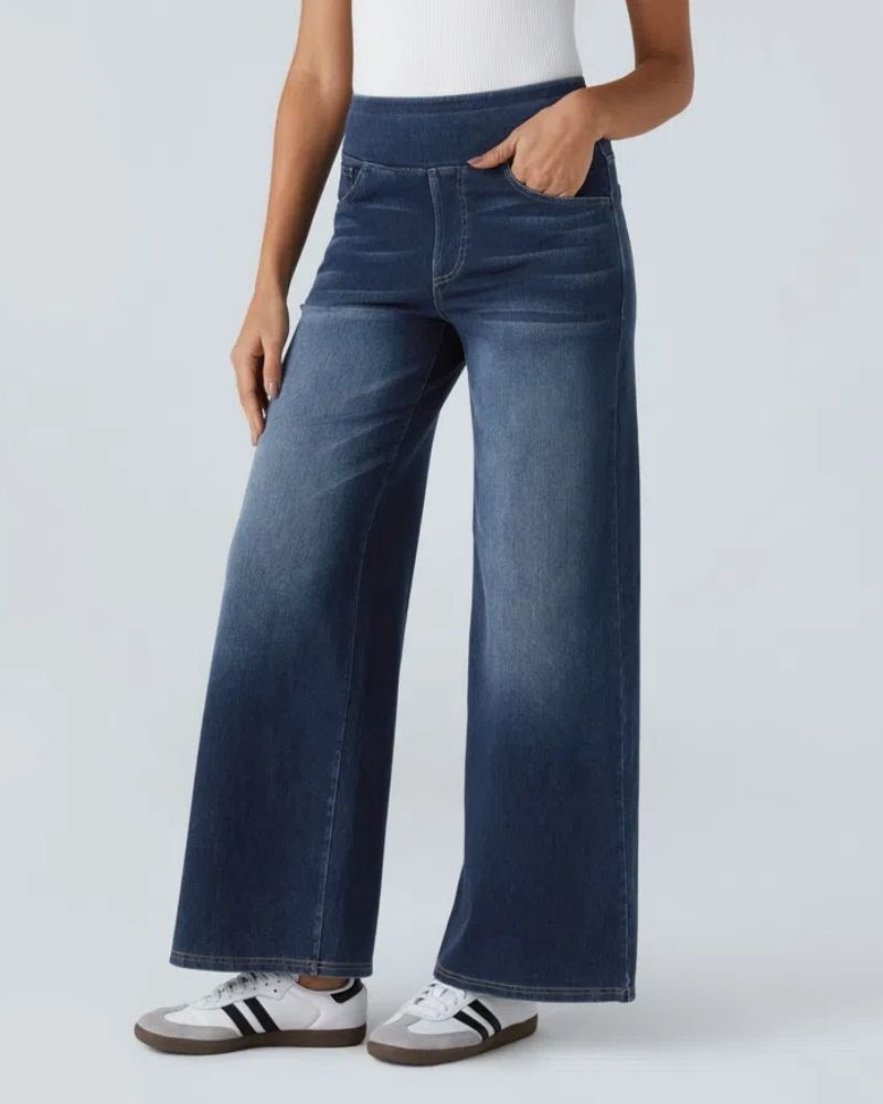 Nova | Hohe Taille Weite Jeans