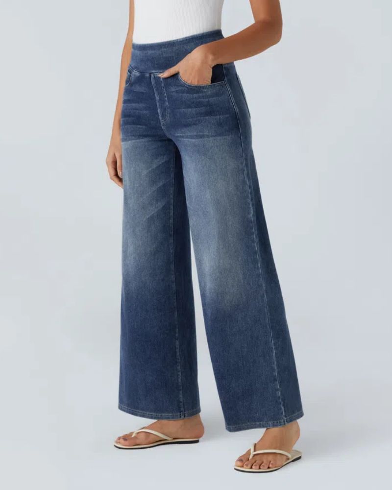 Nova | Hohe Taille Weite Jeans