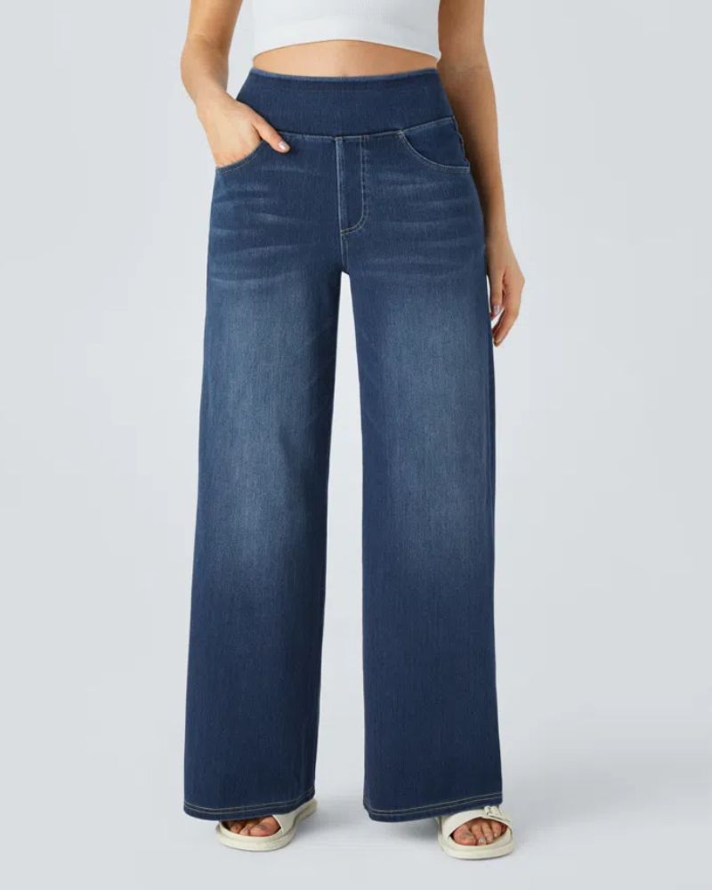 Nova | Hohe Taille Weite Jeans
