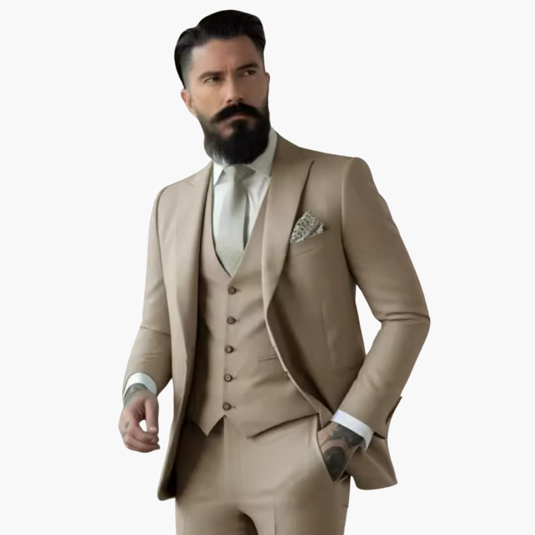 Zweireiher-Anzug für Herren - Klassisches Design mit Stil
