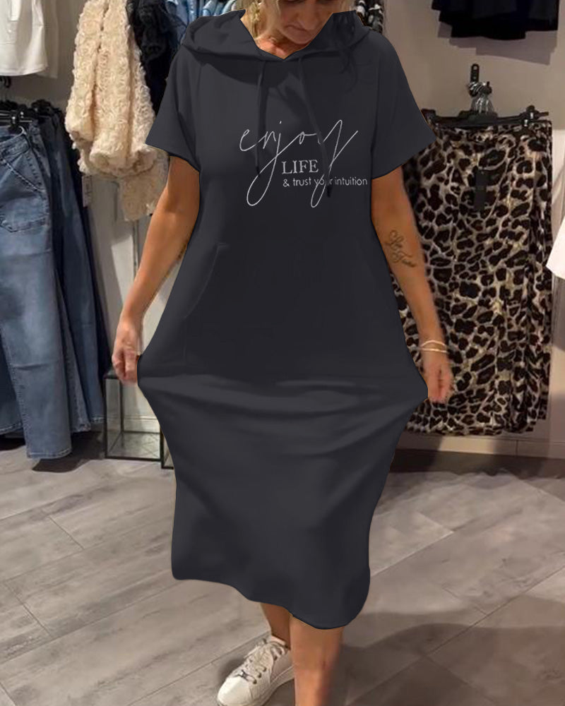 Saskia™ | Casual Hoodie-Kleid