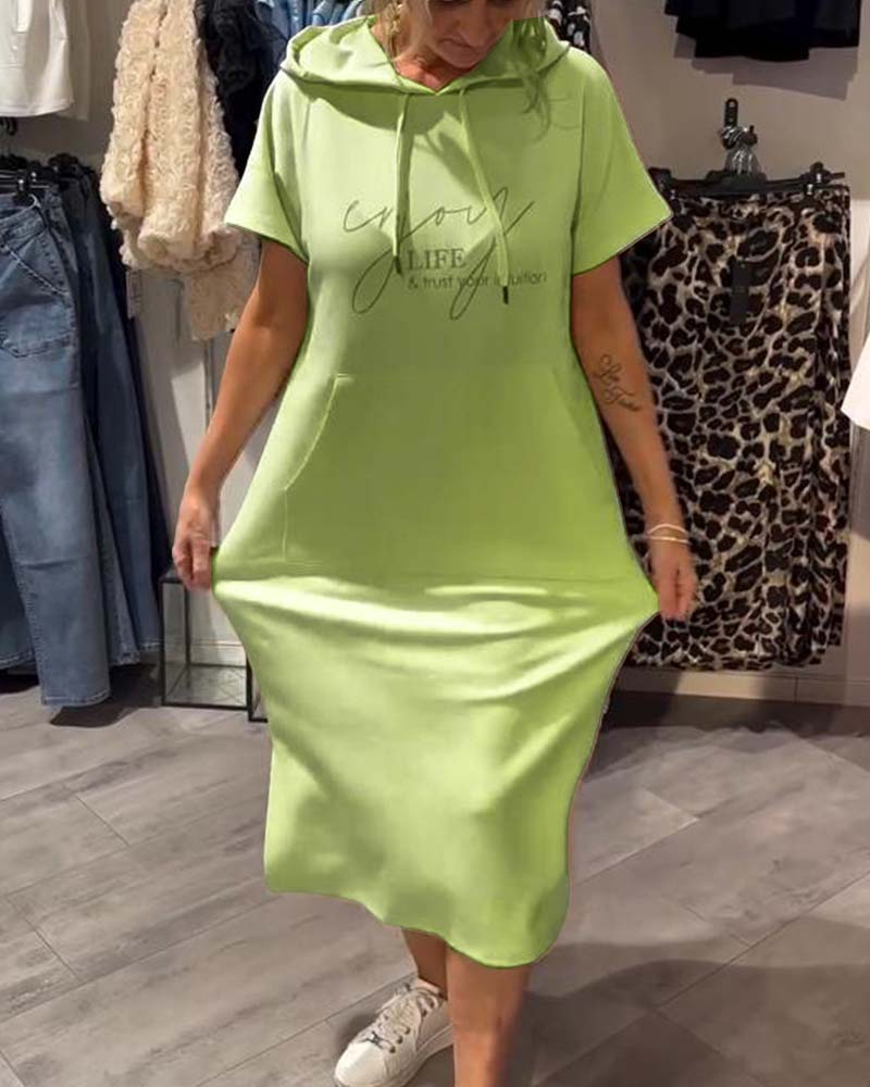 Saskia™ | Casual Hoodie-Kleid