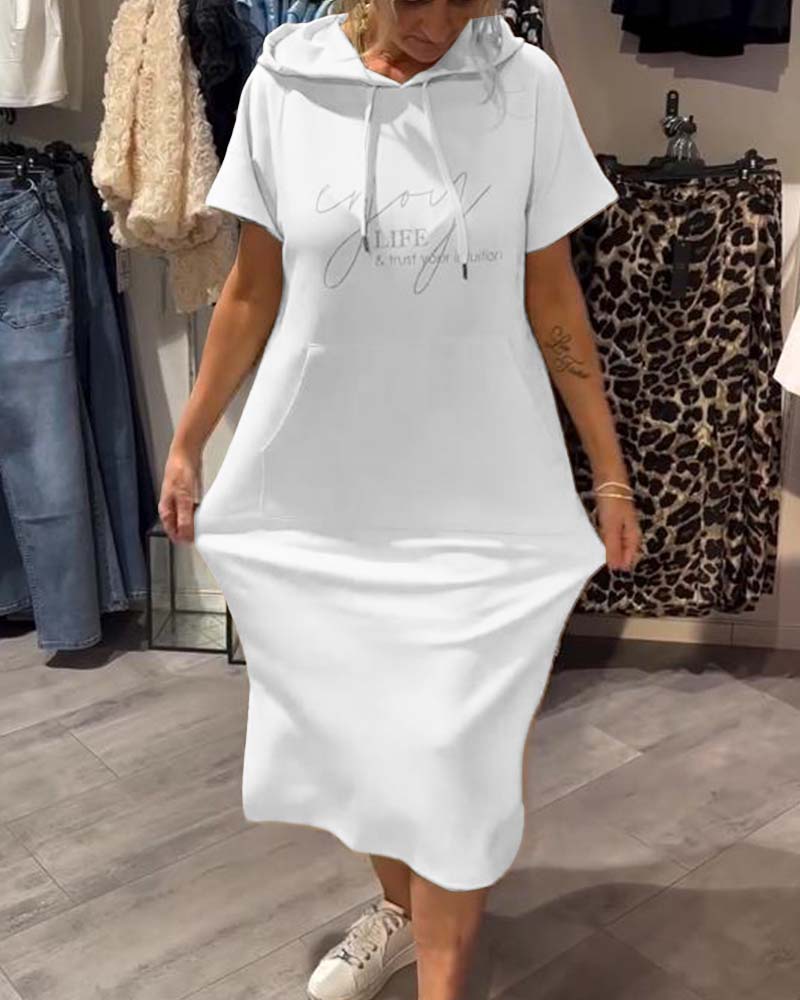 Saskia™ | Casual Hoodie-Kleid