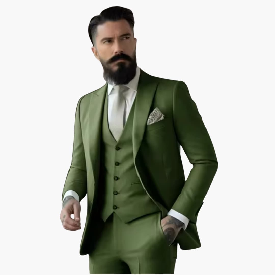 Zweireiher-Anzug für Herren - Klassisches Design mit Stil