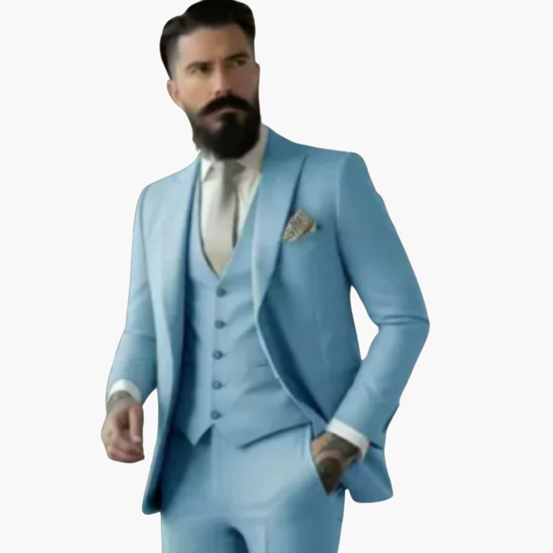 Zweireiher-Anzug für Herren - Klassisches Design mit Stil
