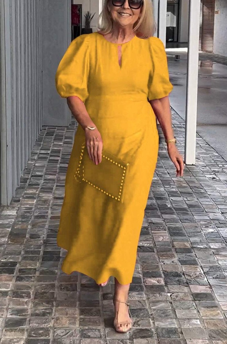 Carla™ - Elegantes Kleid mit Puffärmeln