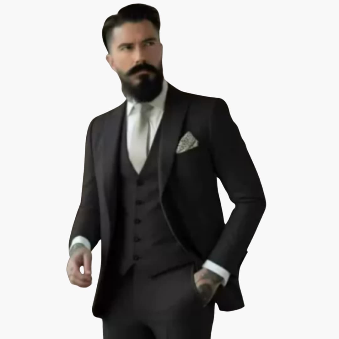 Zweireiher-Anzug für Herren - Klassisches Design mit Stil