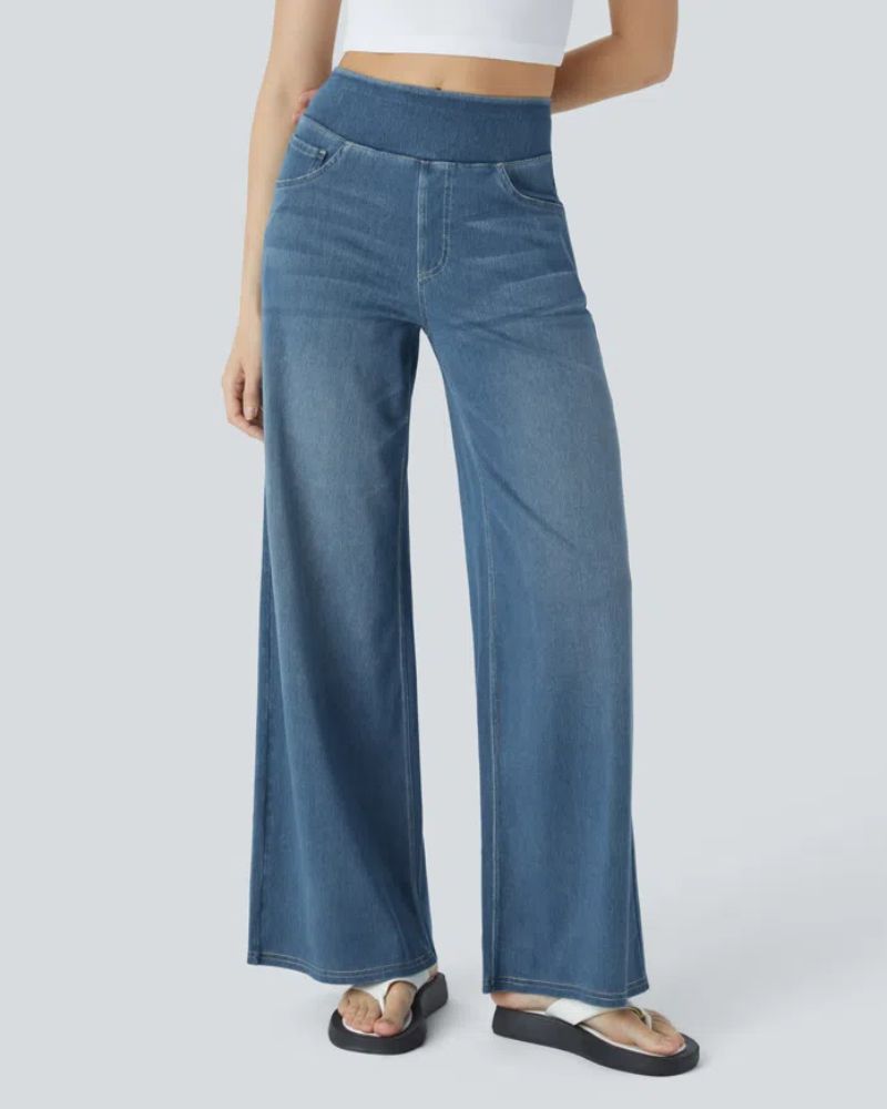 Nova | Hohe Taille Weite Jeans