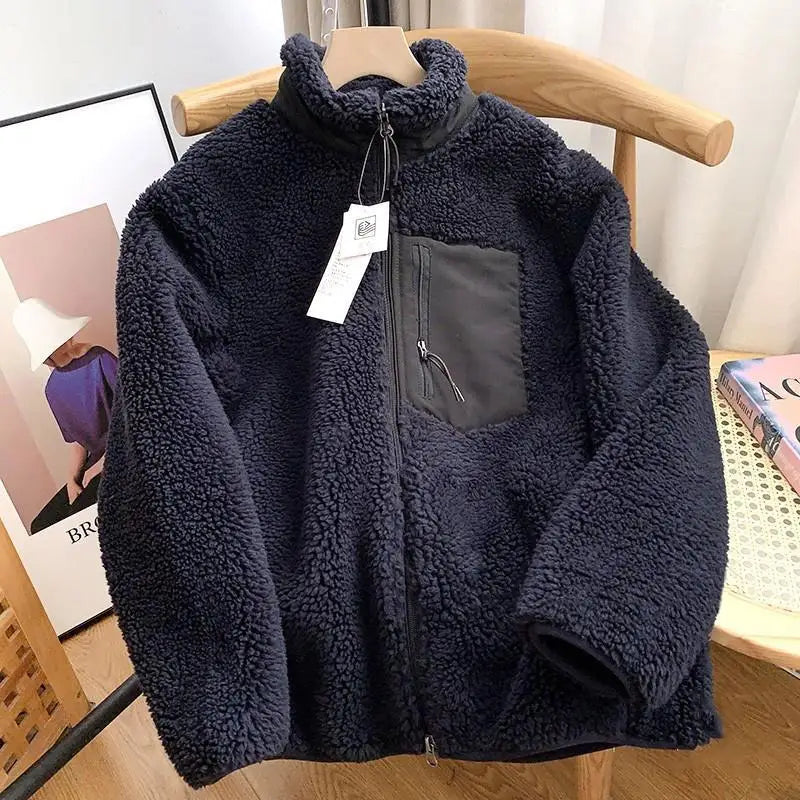 Lilly - Damen Winterjacke mit Teddy-Effekt