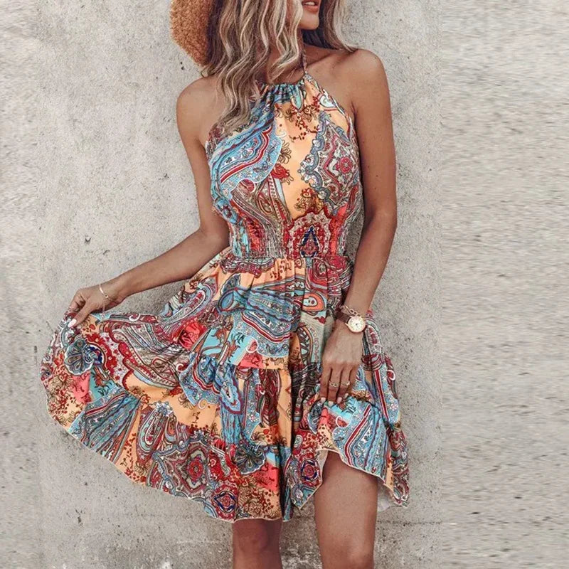Angela™ - Schickes Neckholder-Kleid