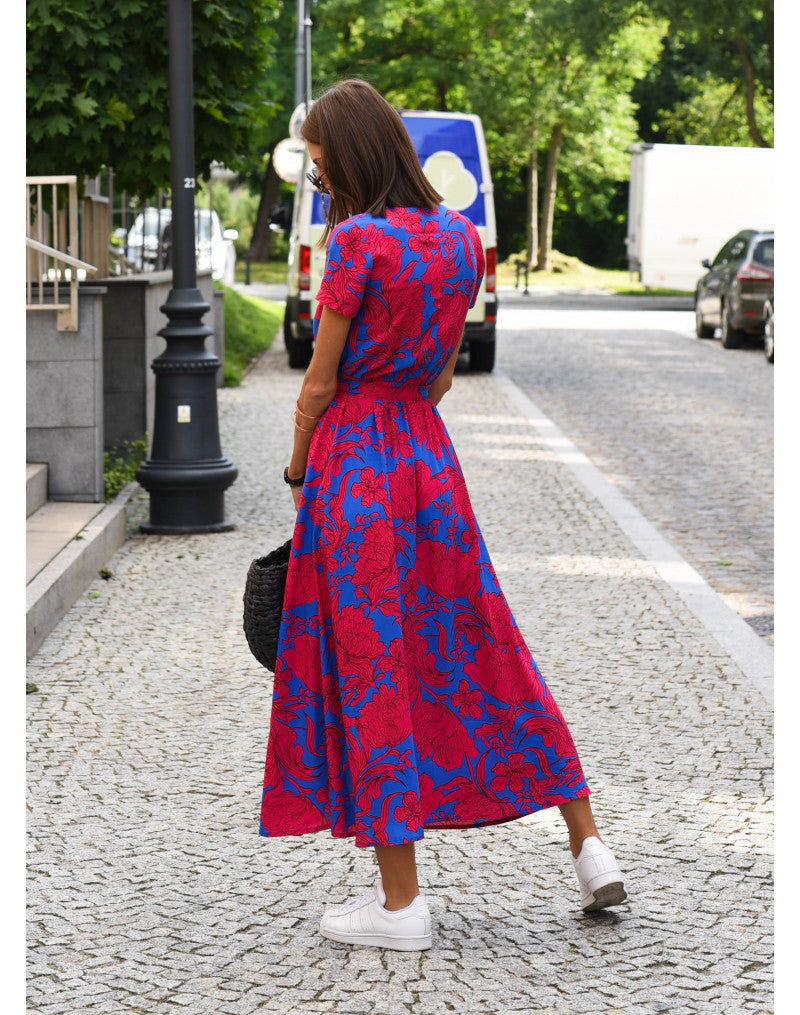 Evie™ - Stilvolles V-Ausschnitt-Kleid