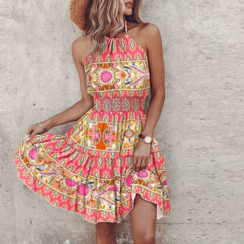 Angela™ - Schickes Neckholder-Kleid