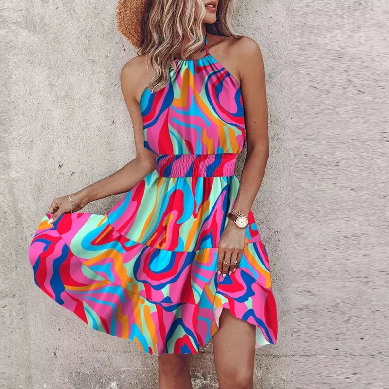 Angela™ - Schickes Neckholder-Kleid