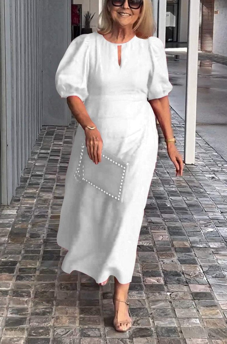 Carla™ - Elegantes Kleid mit Puffärmeln