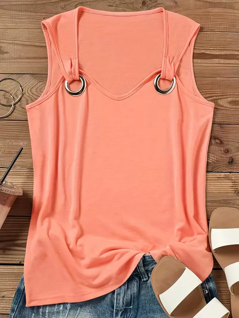 Vivid™ - Schickes ärmelloses Sommertop