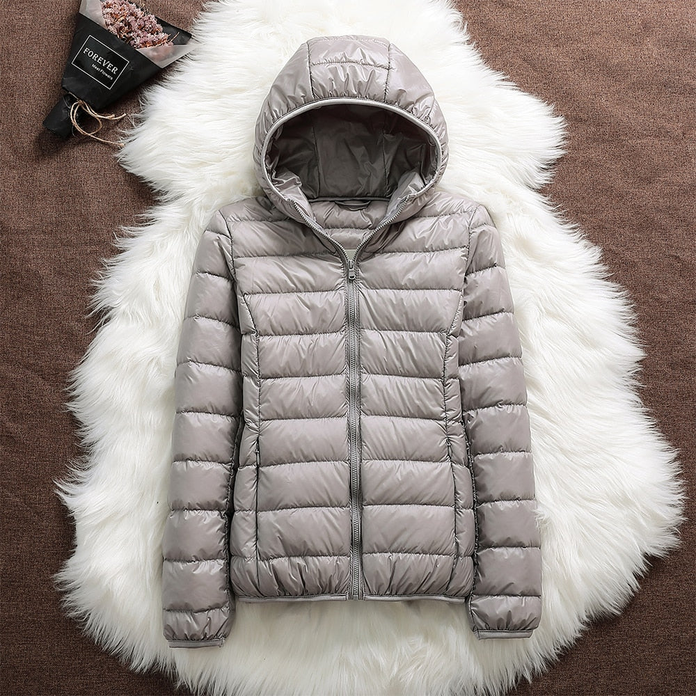Nathalie™ – Daunenjacke mit Kapuze für Damen