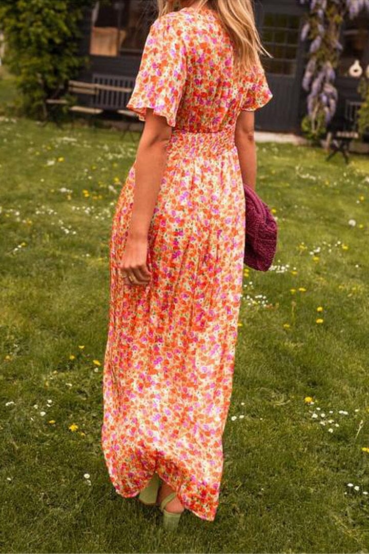 Sandra™ - Elegant Maxi dress with V-neckline