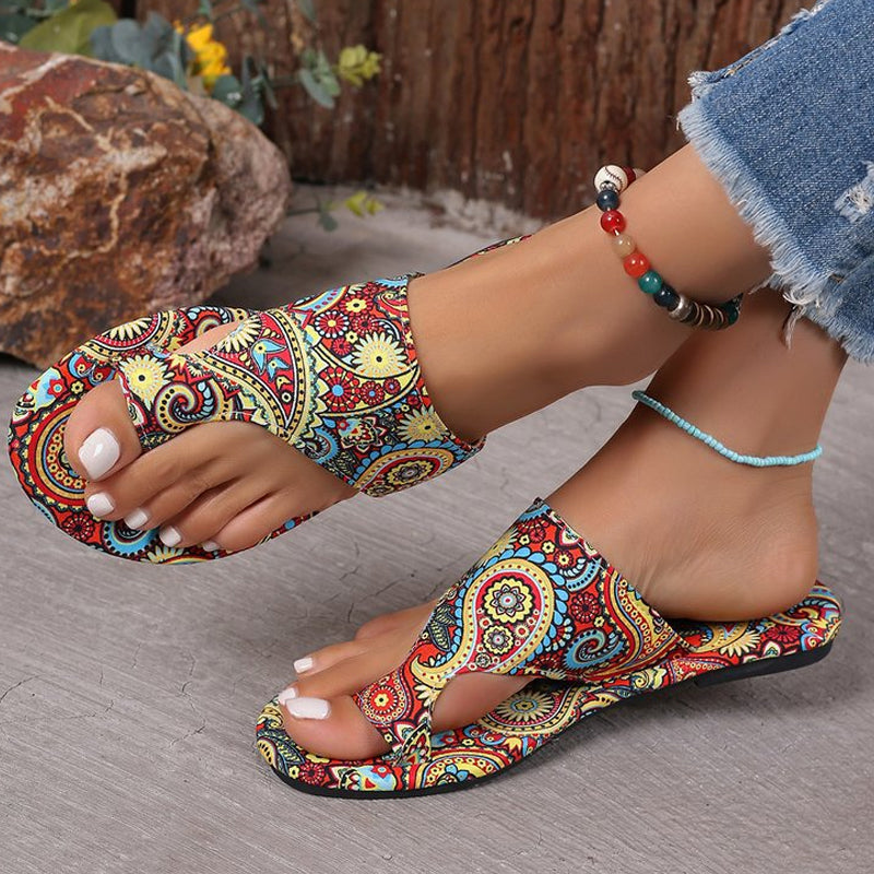 Mira™ - Leichte orthopädische flache Sandalen für Damen | Vintage und Moderne kombiniert