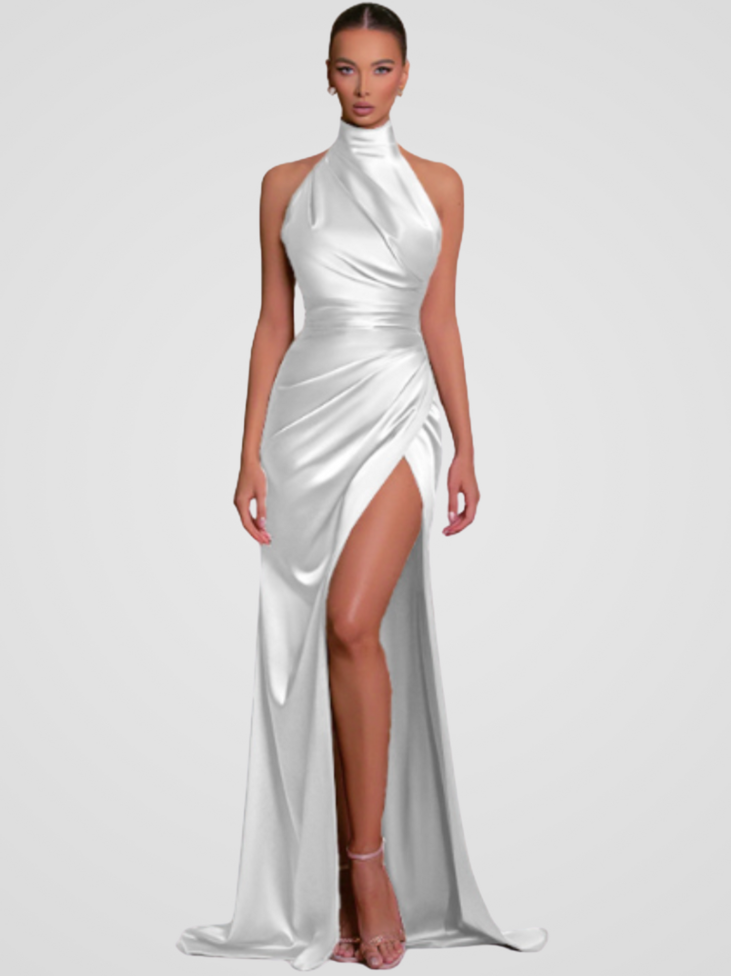 SATIN ROYALTY KLEID