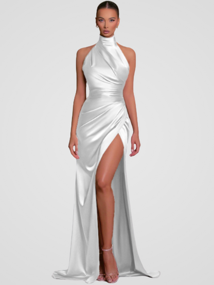 SATIN ROYALTY KLEID