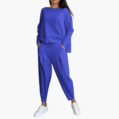 Anna™ - Bequemes Zweiteiliges Set mit Rundhalsausschnitt