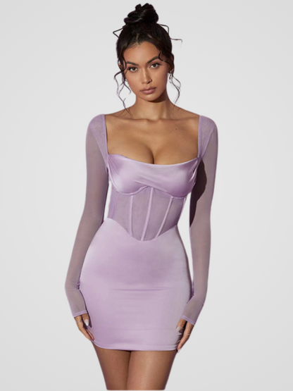 LUXE CORSET MINI DRESS