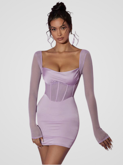 LUXE CORSET MINI DRESS