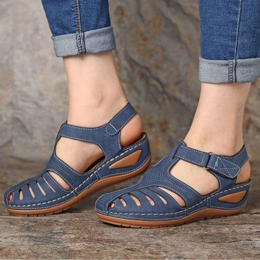 MiraWalk™ – Leichte orthopädische Ledersandalen für ganztägigen Komfort