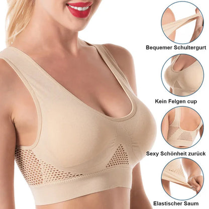 Mesh Atmungsaktiver Sport BH