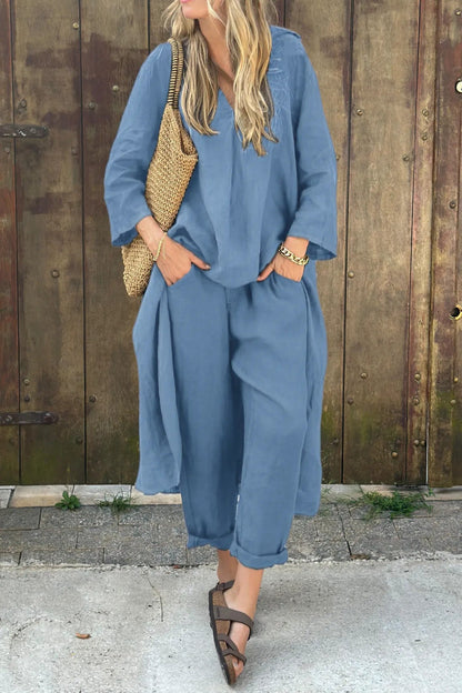 Léa™ - Luxus trifft Stil – Elegantes & Bequemes Zweiteiler-Set