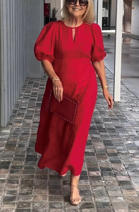 Carla™ - Elegantes Kleid mit Puffärmeln