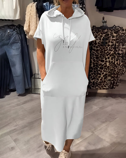 Saskia™ | Casual Hoodie-Kleid