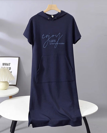 Saskia™ | Casual Hoodie-Kleid