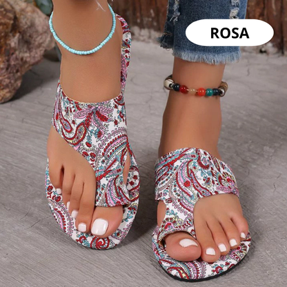 Mira™ - Leichte orthopädische flache Sandalen für Damen | Vintage und Moderne kombiniert